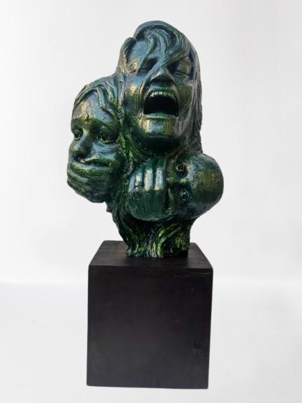 Handcrafted artwork created by Badagu Art Studio